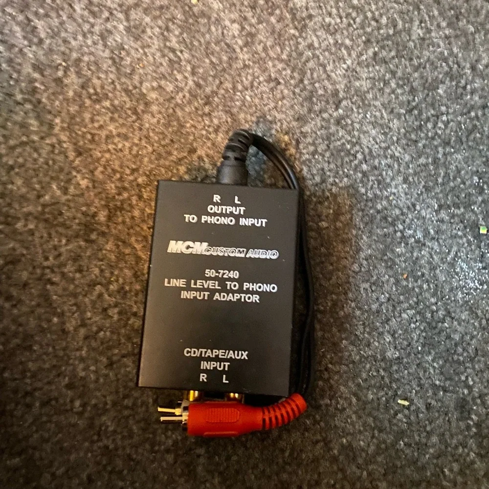 Phono Input Adapter - Black